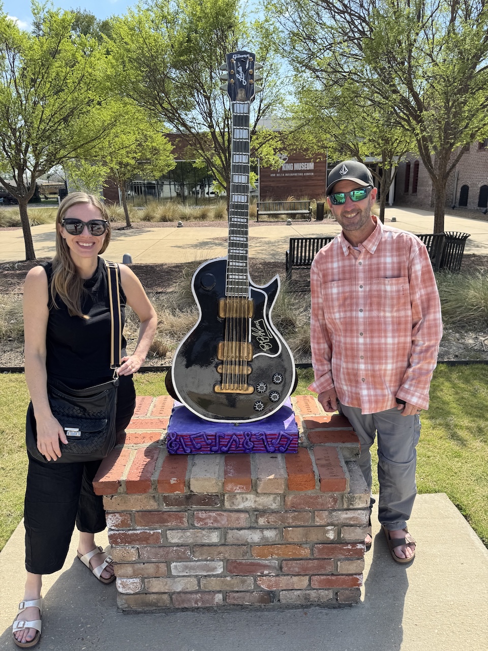 Mike and Gillian in Indianola, Mississippi, 2026