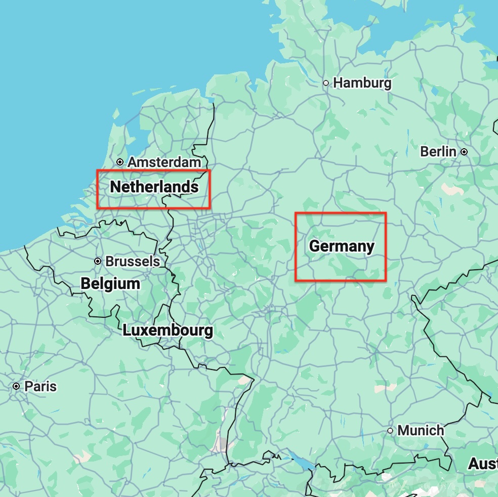 Most of Anna's ancestors migrated to the U.S. from Netherlands or Germany