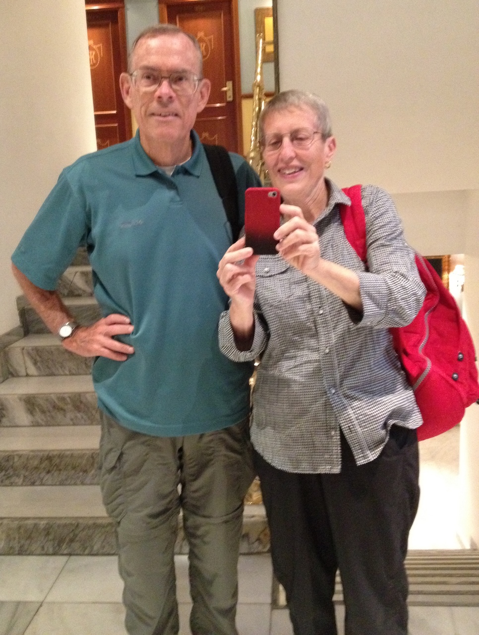 Anna and Dick in Seville, Spain, 2012
