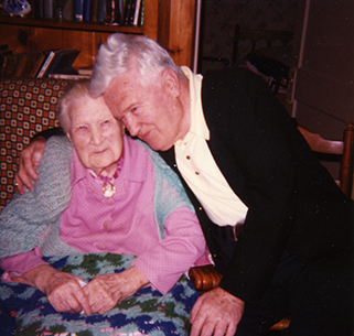 Tante Bets and her youngest brother, Johan
