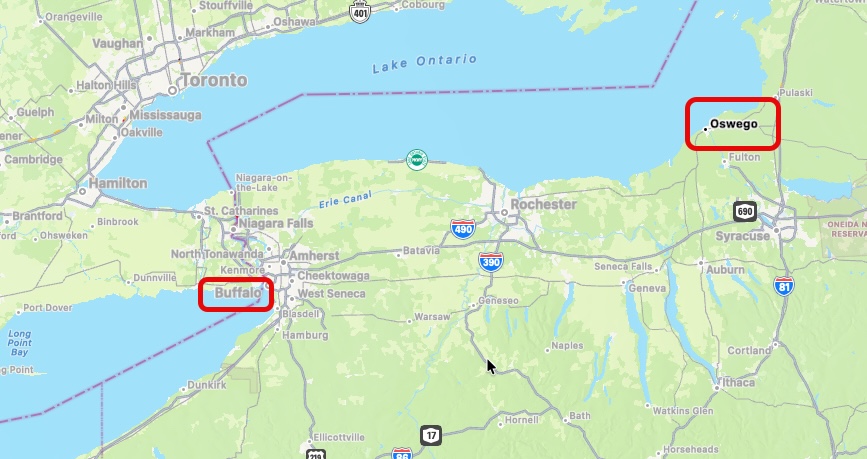 Oswego-Buffalo, NY
