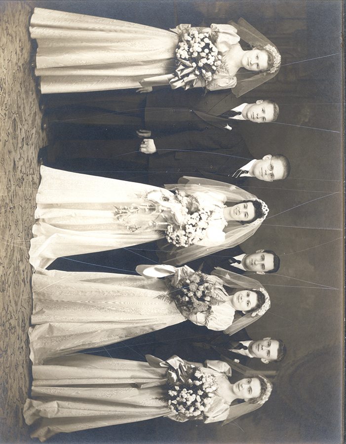 Harold and Lillian wedding 1939