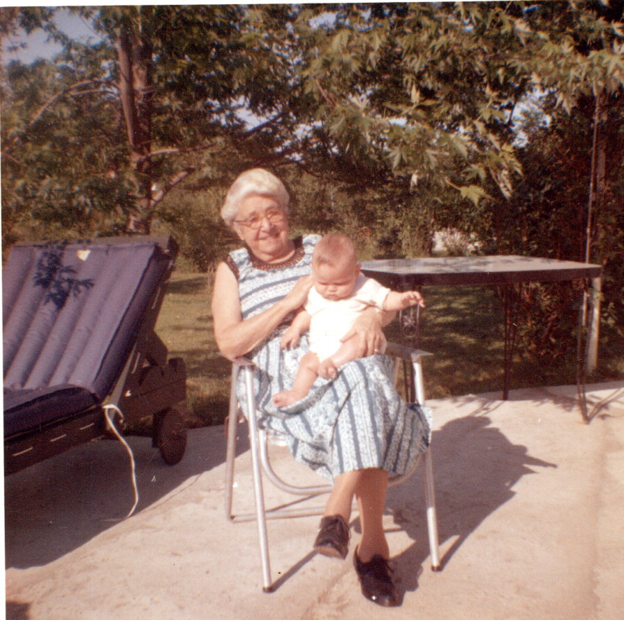 Louisa and baby Ricky