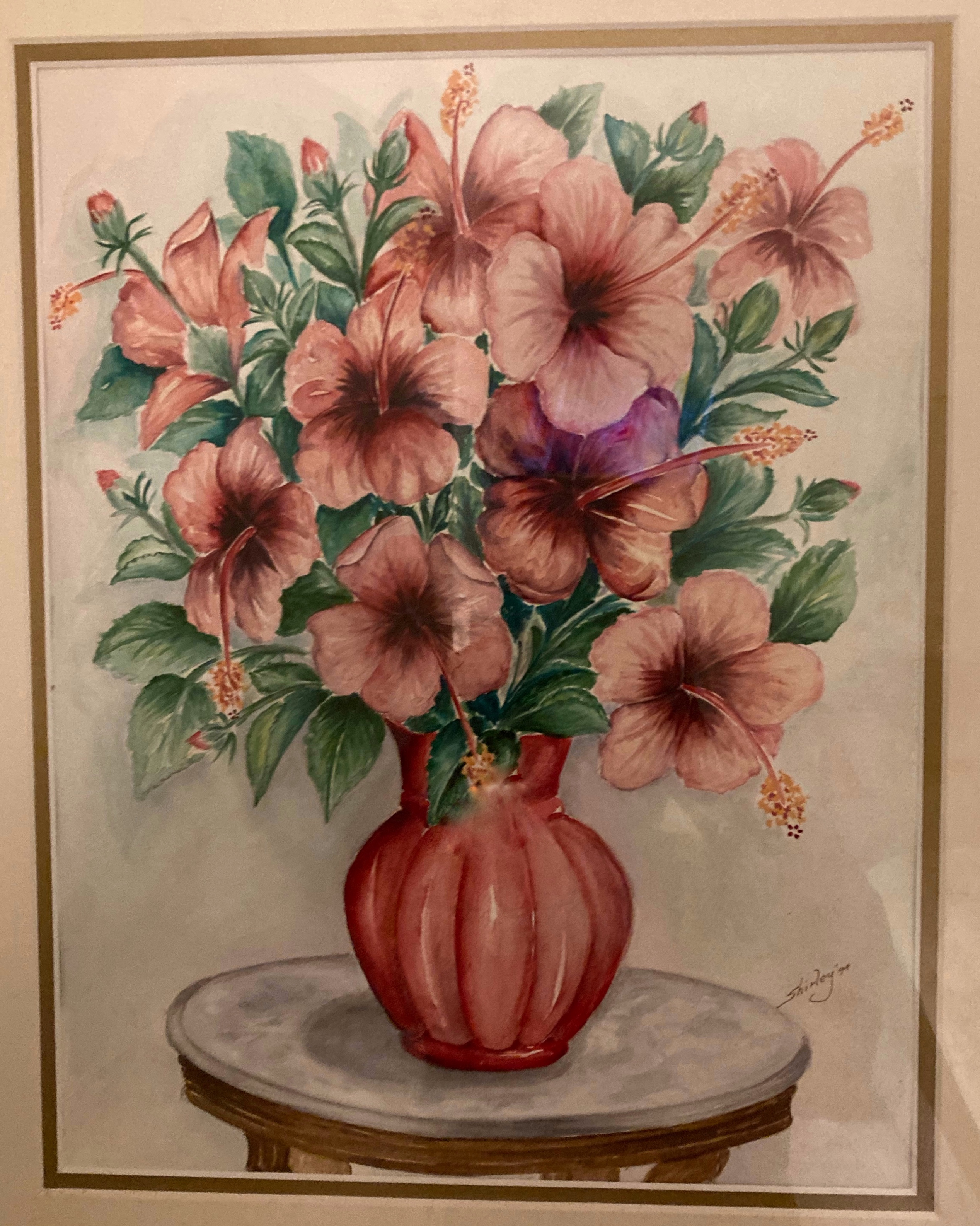 Painting by Shirley