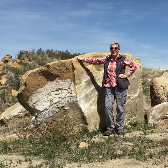 Anna on the Knife Edge trail in Mesa Verde National Park